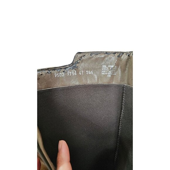 RARE VINTAGE Danisha by Siete Leguas brown 3.75" heels boots size size MX26.5/7. - Picture 14 of 16